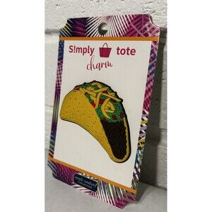 Simply Southern Tote Bag Charm Taco